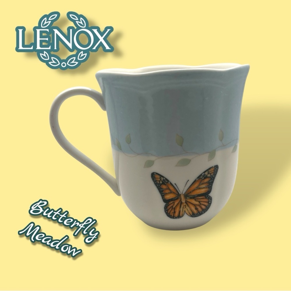 Butterfly Meadow Mug by LENOX Blue Band Monarch